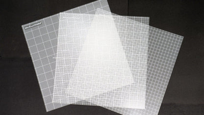My Sweet Petunia - Sticky Mat - 3/pkg - Memory.  Three sticky mats custom made to fit inside the original size. Measures 12.25 x 12.25 inches.- Quarter inch grid- Eighth inch grid- Centimeter grid. Available at Embellish Away located in Bowmanville Ontario Canada.