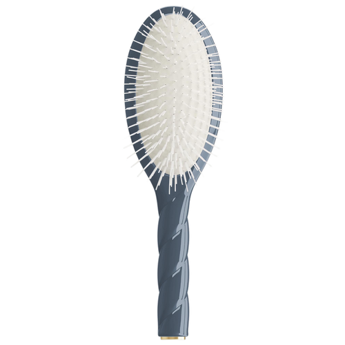 N. 07 The Detangling And Stimulation Hair Brush The Intense - Ink Blue