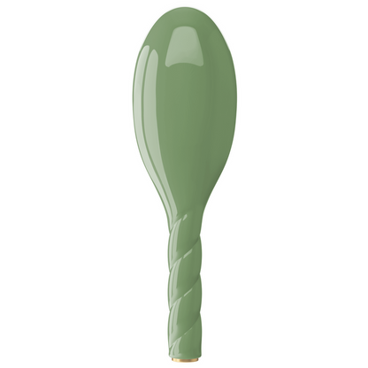 La Bonne Brosse-N.04 The Miracle Detangling Scalp Brush - Almond Green-Hair-VERT-AMANDE_DOS-The Detox Market |