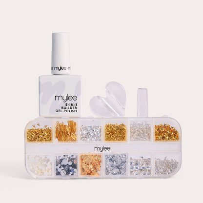 Mylee The Crown Jewels Nail Art Kit (With Builder Gel)