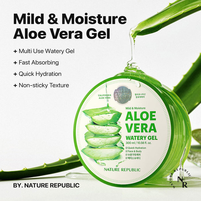 Nature Republic Aloe Vera Watery Gel 10.56oz/ 300ml