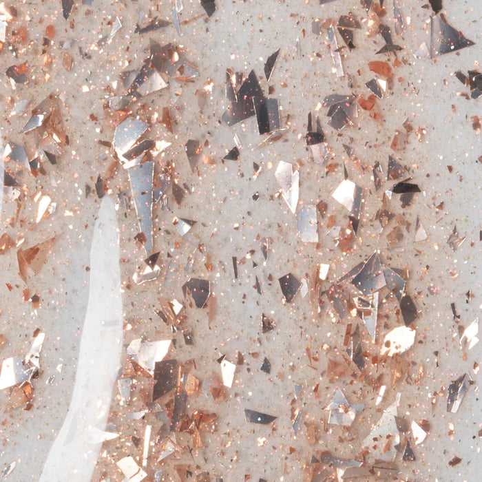 No Wipe Top Coat Gel Polish - Rose Gold Flake
