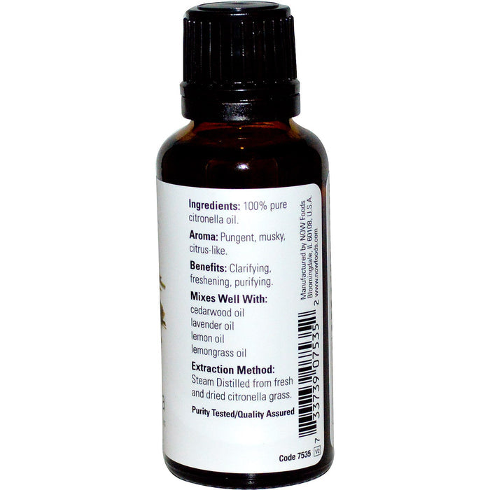Now Foods Essential Oils Citronella - 1 Fl Oz