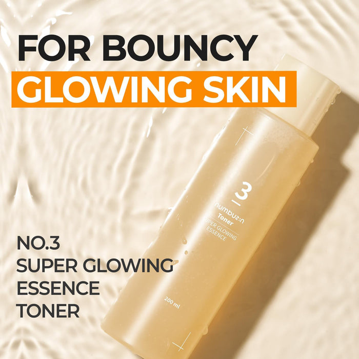 Numbuzin No.3 Super Glowing Essence Toner 7.05oz/ 200ml