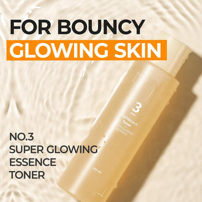 Numbuzin No.3 Super Glowing Essence Toner 7.05oz/ 200ml