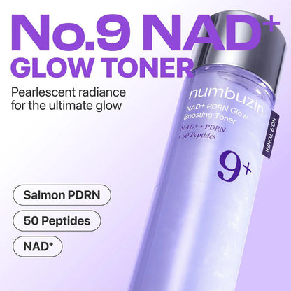 Numbuzin No.9 NAD PDRN Glow Boosting Toner 5.07oz/ 150ml