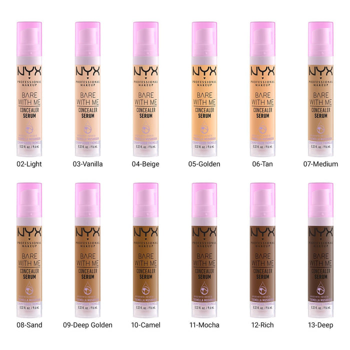 NYX Bare With Me Concealer Serum 0.32oz/ 9.6ml - ikatehouse