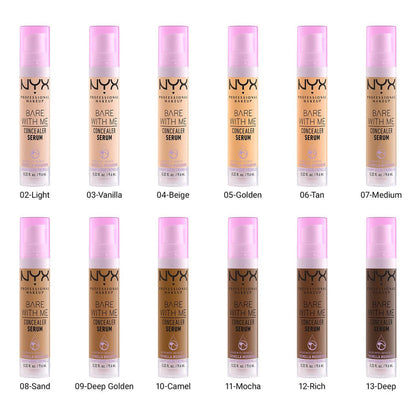 NYX Bare With Me Concealer Serum 0.32oz/ 9.6ml - ikatehouse