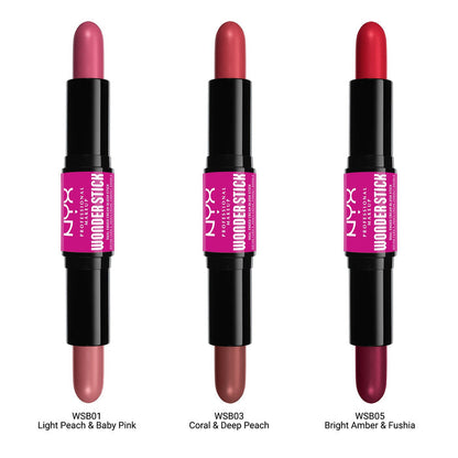 NYX Wonder Dual-Ended Cream Blush Stick 0.28oz - ikatehouse