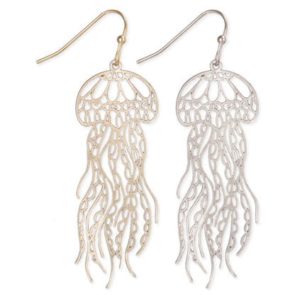 Ocean Wonders Filigree Jellyfish Earrings