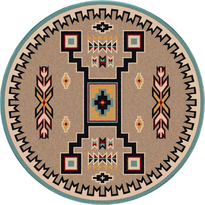 Image of an area rug, Old Crow - Suede Turquoise