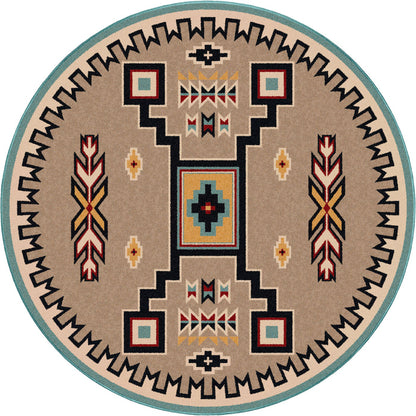 Image of an area rug, Old Crow - Suede Turquoise