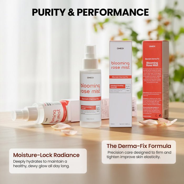 Omedi Blemish Derma Fix Blooming Rose Mist 3.38oz/ 100ml