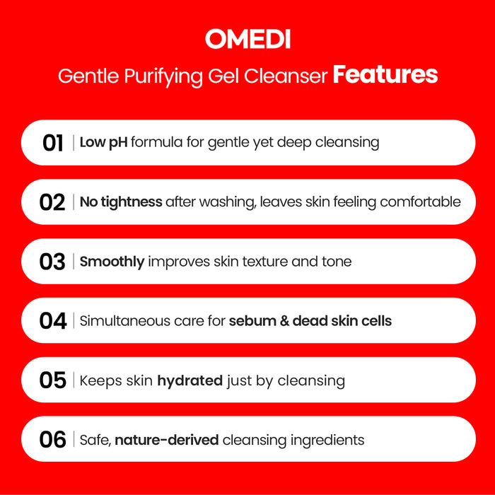 Omedi Blemish Derma Fix Mild Cleansing Gel 5.07oz/ 150ml