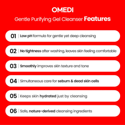Omedi Blemish Derma Fix Mild Cleansing Gel 5.07oz/ 150ml