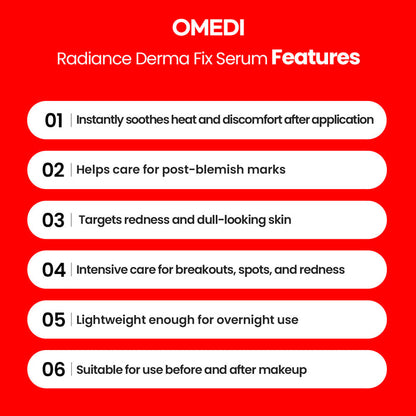 Omedi Radiance Derma Fix Serum 1.69oz/ 50ml