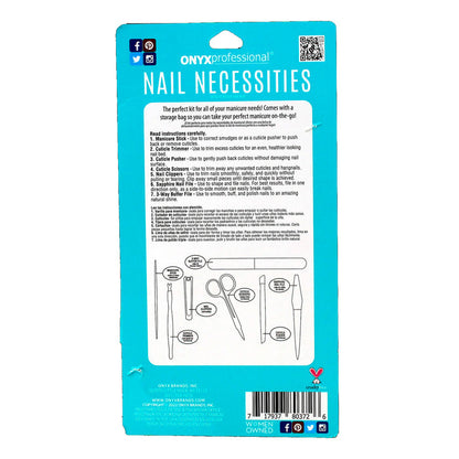 Onyx Nail Necessities Nail Care Kit 8pcs