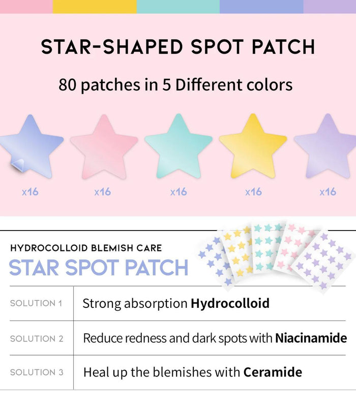 OOTD Beauty Star Spot Patch 80 patches
