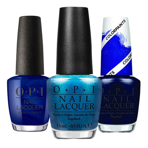 OPI Nail Lacquer Nail Polish Special Blues 0.5oz - ikatehouse