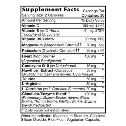 Opti Heart 60 ct by Optimal Health Systems