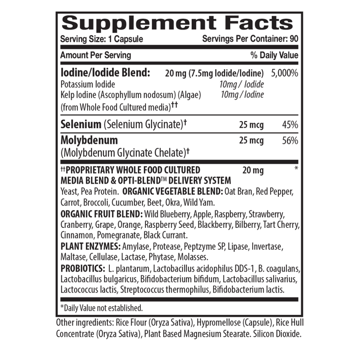 Opti Iodine 90 ct by Optimal Health Systems