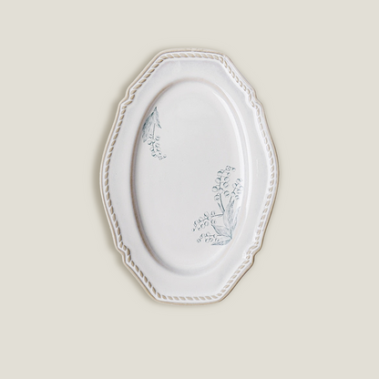 Orchid Oval Plate
