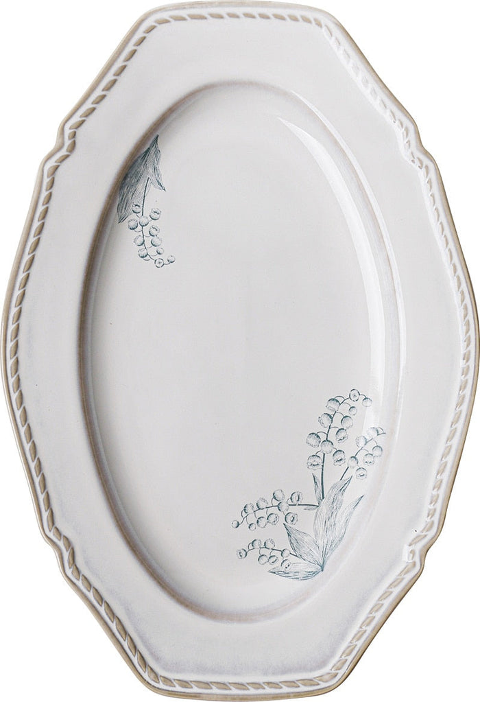 Orchid Oval Plate