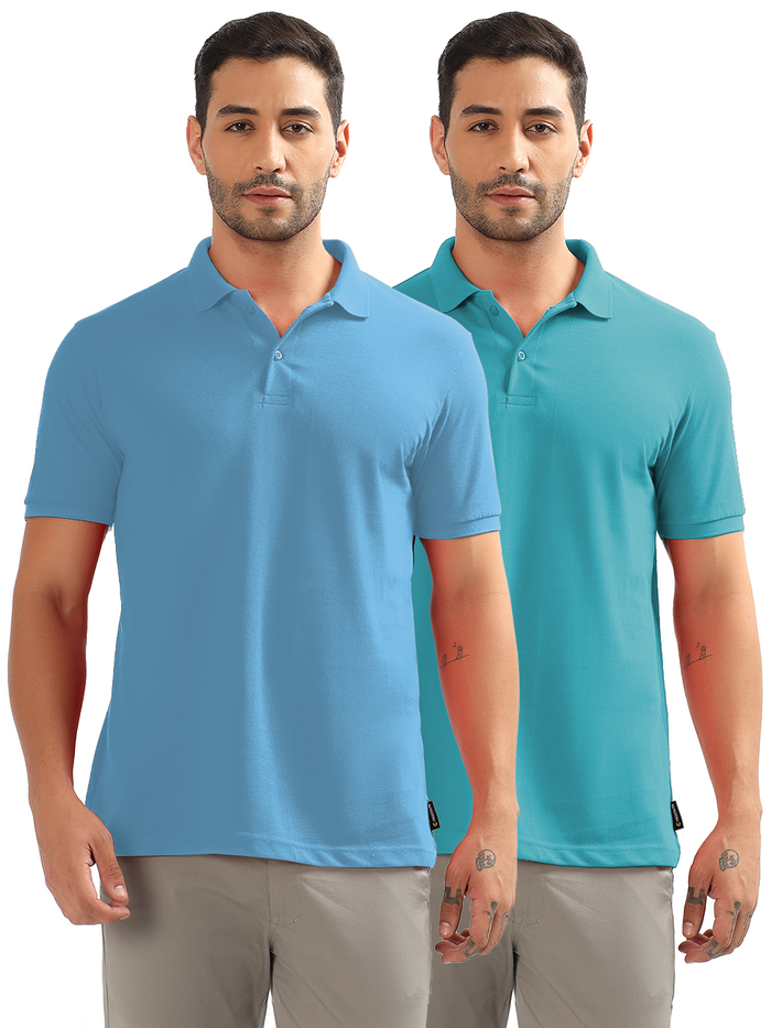 Teal; Sky Blue / S / Men
