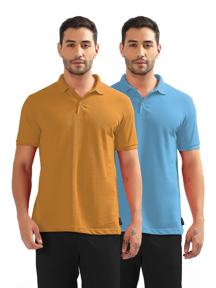Sky Blue; Mustard / S / Men