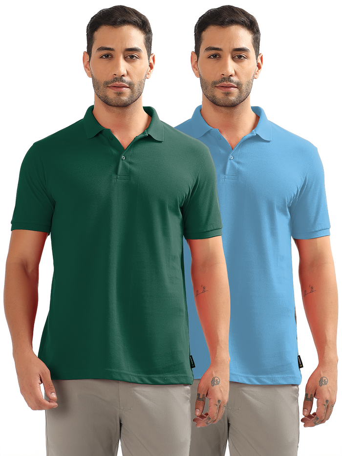 Green; Sky Blue / S / Men
