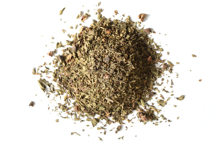 Mint Patty Herbal Tea – Loose leaf blend with green rooibos, peppermint, cacao, and vanilla, Raven's Cauldron, 6 N. Sandusky St, Delaware, OH 43015
