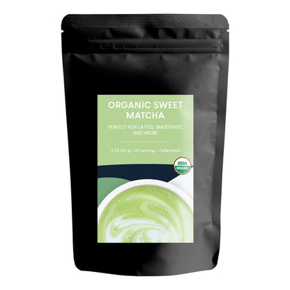 3 oz bag of Organic Sweet Matcha By Full Leaf Tea Co