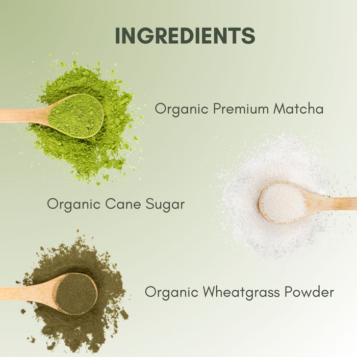 Organic Sweet Matcha Vitality - Matcha - Full Leaf Tea Company - Ingredients Listed on Page