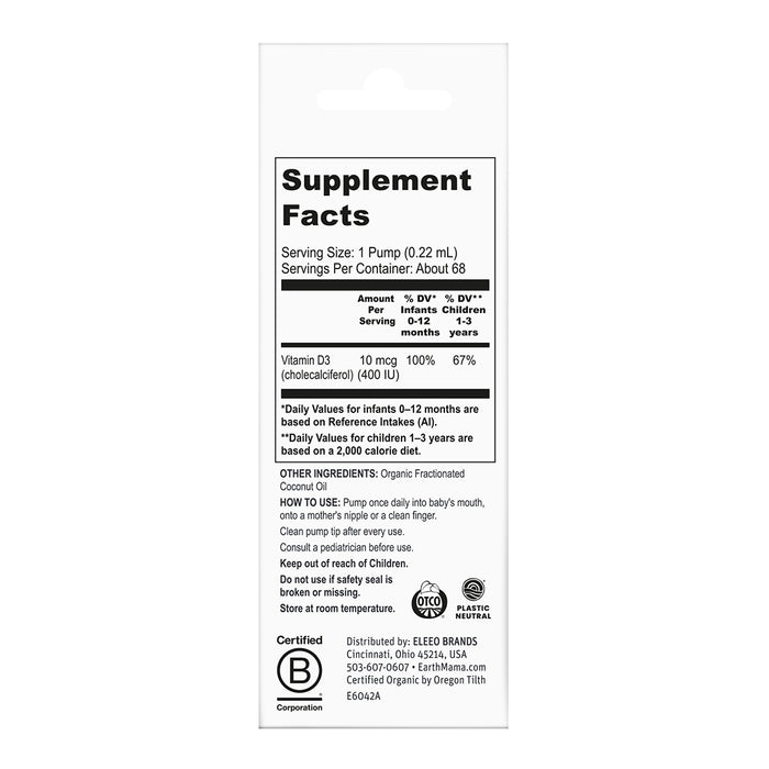 Organic Vitamin D Drops