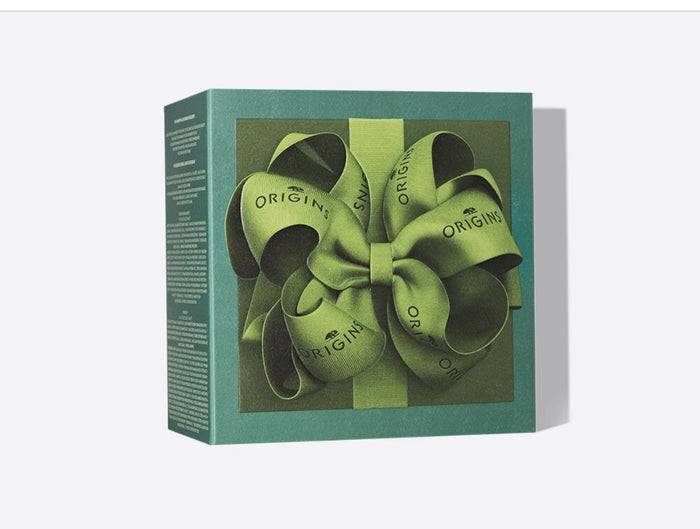 ORIGINS GIFTS TO TREAT Mini Cleanser, Mask & Moisturizer Trio مجموعة العناية بالبشرة من اورجنز