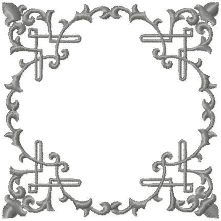 Ornate Frame - Machine Embroidery Design