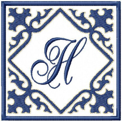 Ornate Frame- Machine Embroidery Design - Monogram frame Comes in 3,4,5,6,7,8, inch sizes