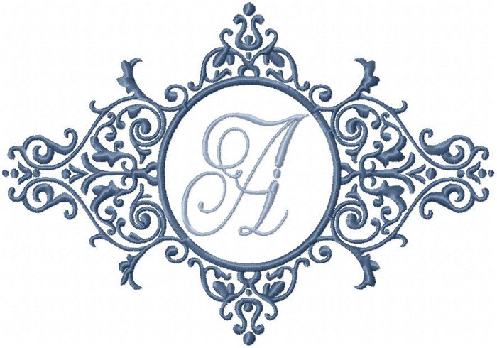 ORNATE MONOGRAM FRAME