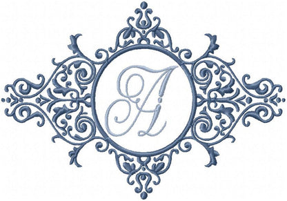 ORNATE MONOGRAM FRAME