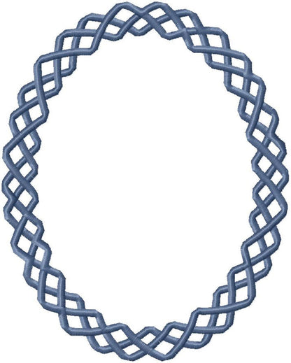 OVAL LATTICE FRAME
