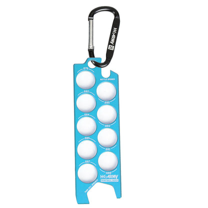 Paintball Sizer Guide - Blue