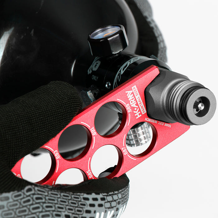 Paintball Sizer Guide - Red