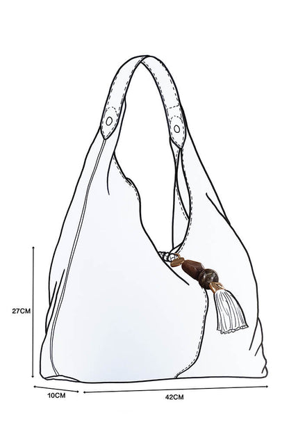 Pandora Black Suede Hobo