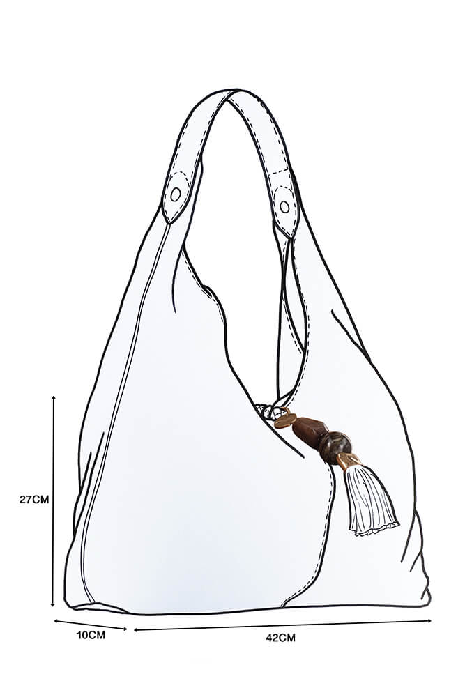 Pandora Tan Suede Hobo