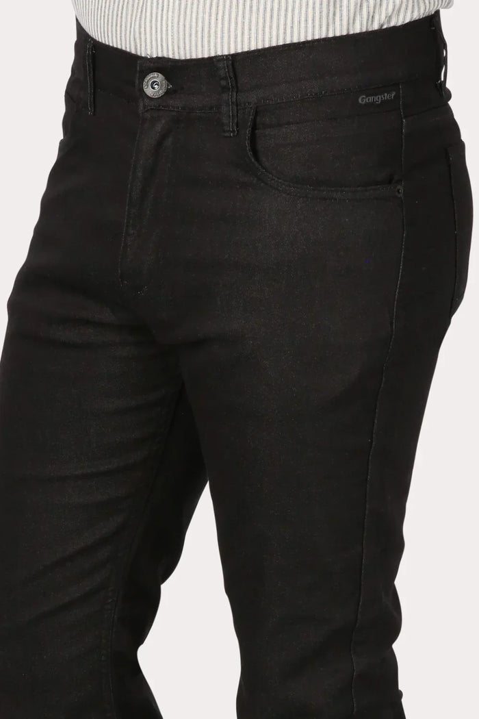 Pantalon Canvas Liso 0 Negro Gangster - Gangster