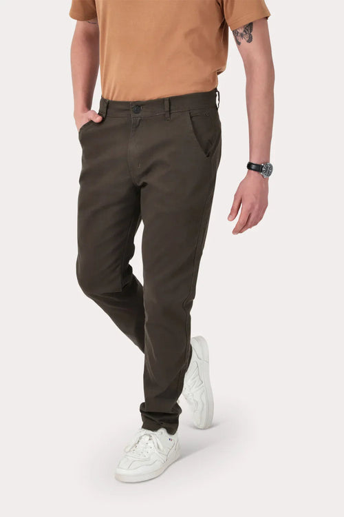 Pantalon Canvas Liso 0 VerdeGangster - Gangster