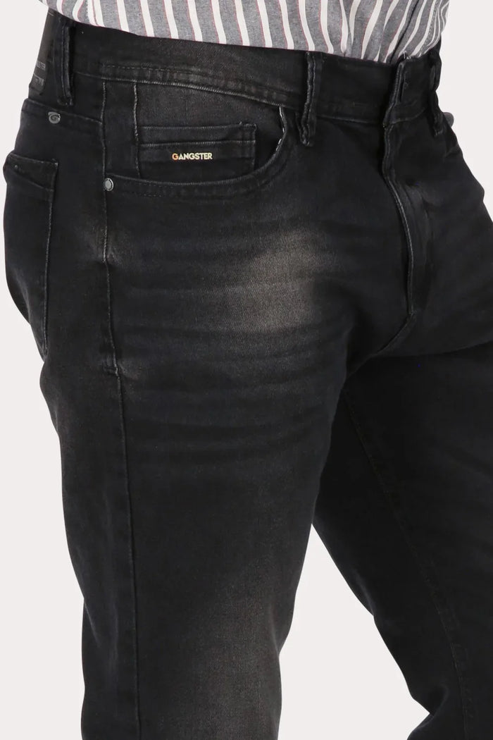 Pantalon Denim 0 Negro Gangster - Gangster