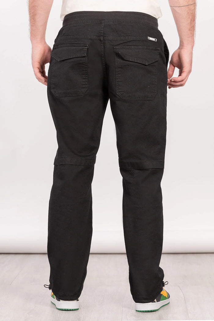 Pantalon Denim Groovy Negro Overcore - Gangster