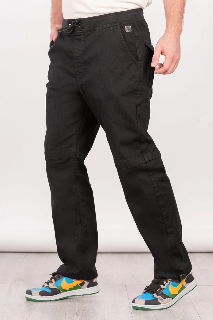 Pantalon Denim Groovy Negro Overcore - Gangster