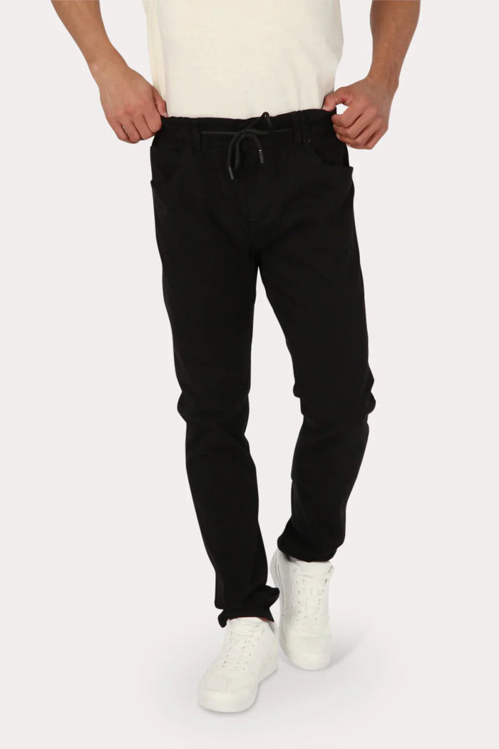 Pantalon Jogger Canvas 1 Negro Gangster - Gangster